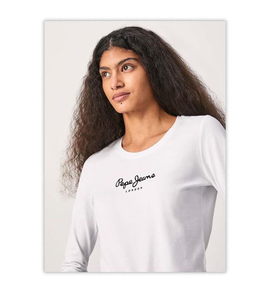 T-Shirt Manches Longues New Virginia - Blanc