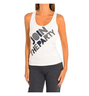 T-Shirt sans manches à col rond Z1T00360 - Beige