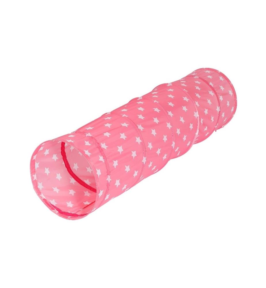 Knorrtoys Tunnel de jeu Pink White Stars