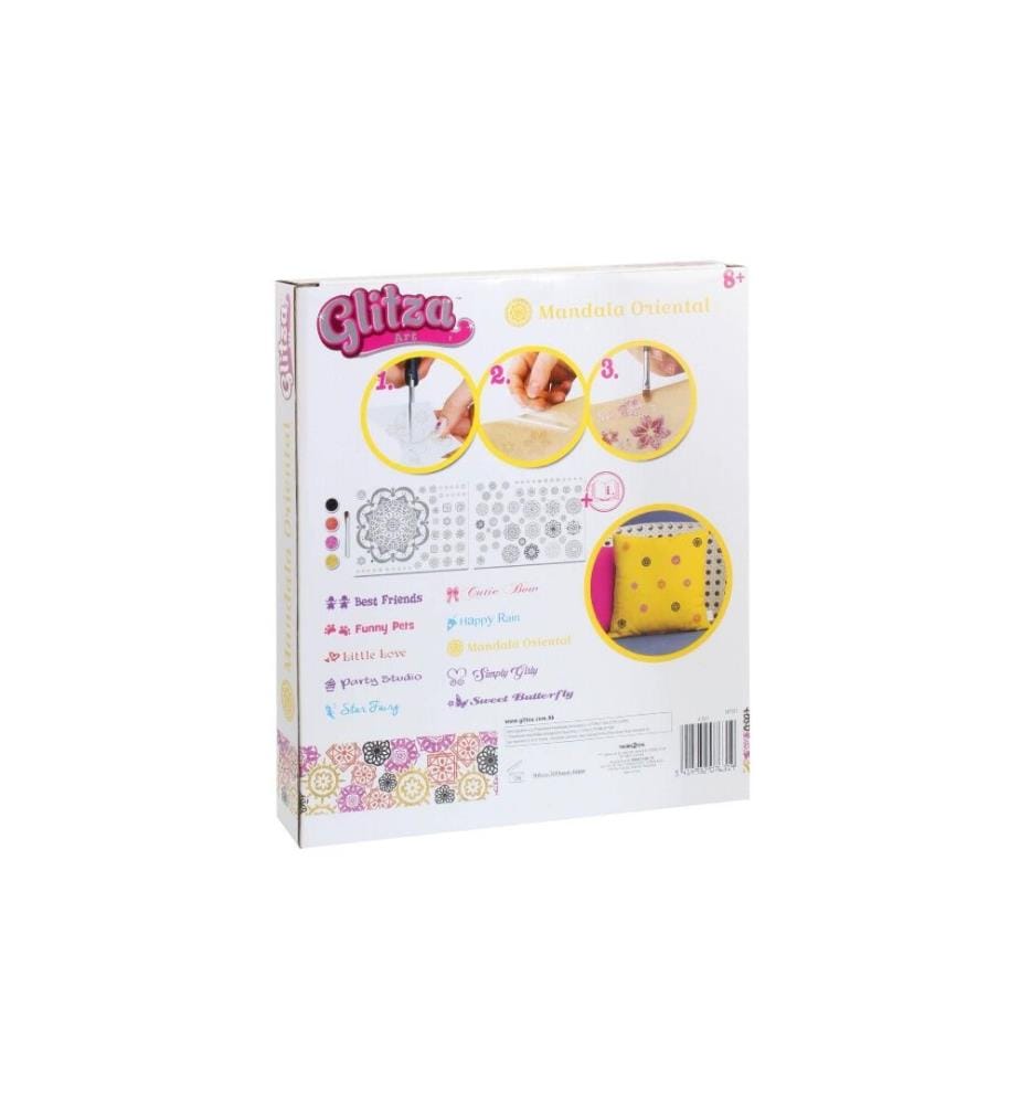 Knorrtoys Beauté GLITZA ART - Mandala oriental avec 100 tatouages