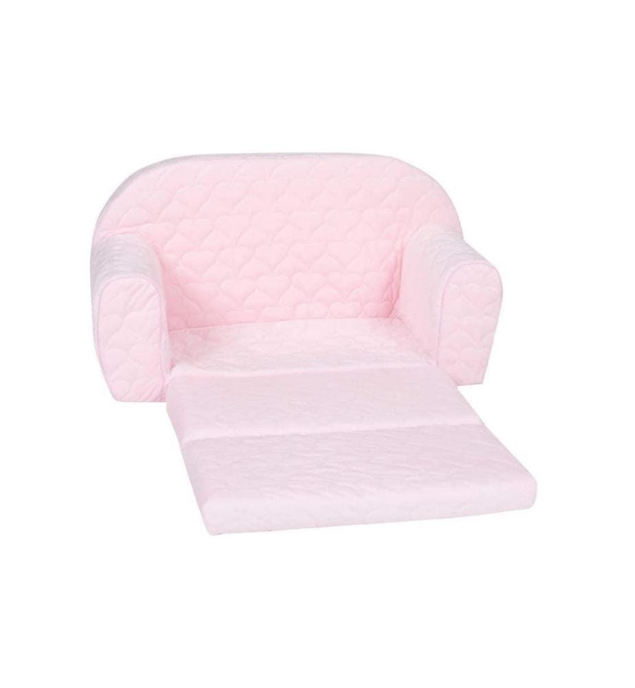 Knorrtoys Canapé pour enfants Cosy Heart Rose