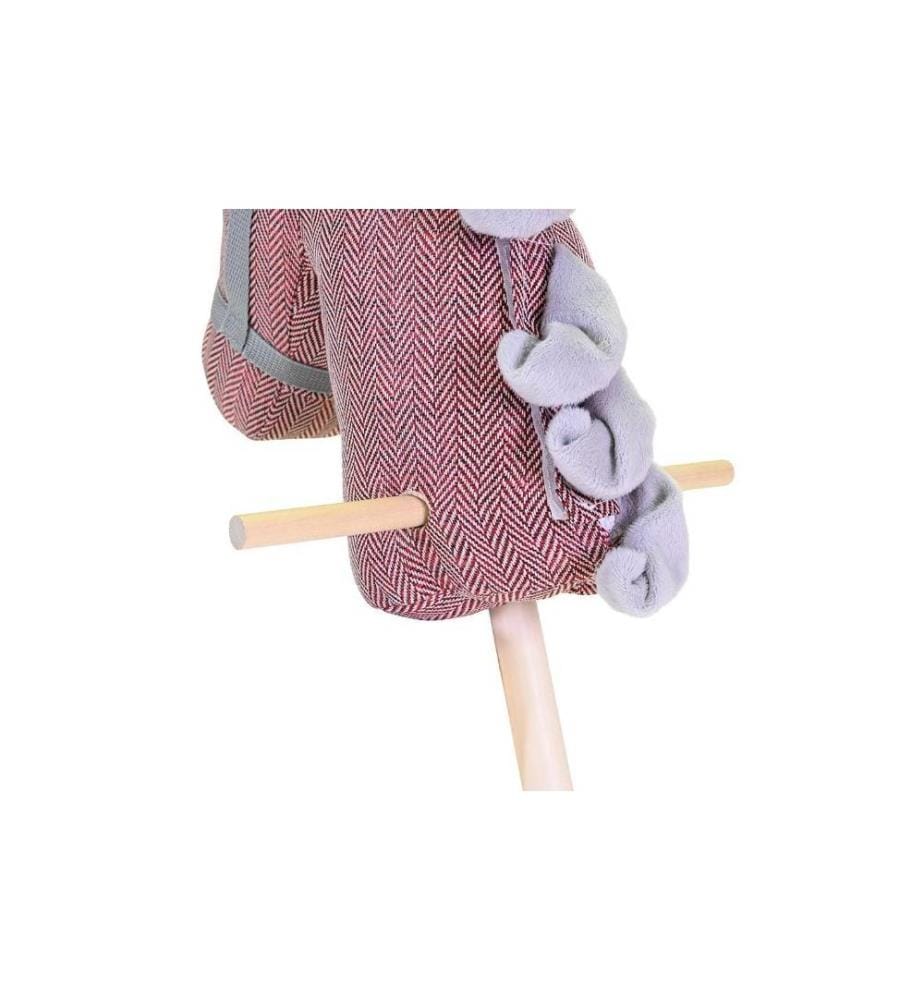 Knorrtoys Cavallo da tiro Pink Horse Nature/Rose