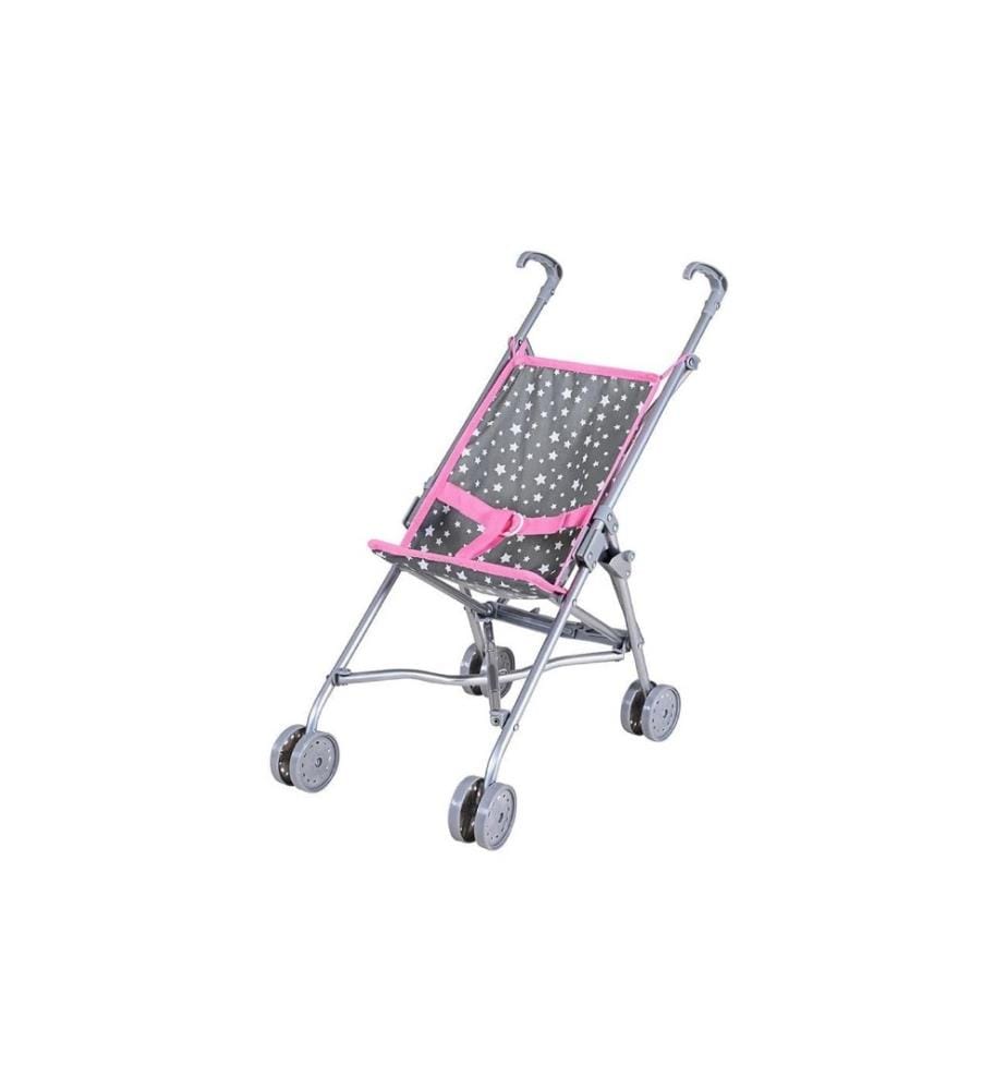Knorrtoys Poussette pour poupée Sim – Star Grey