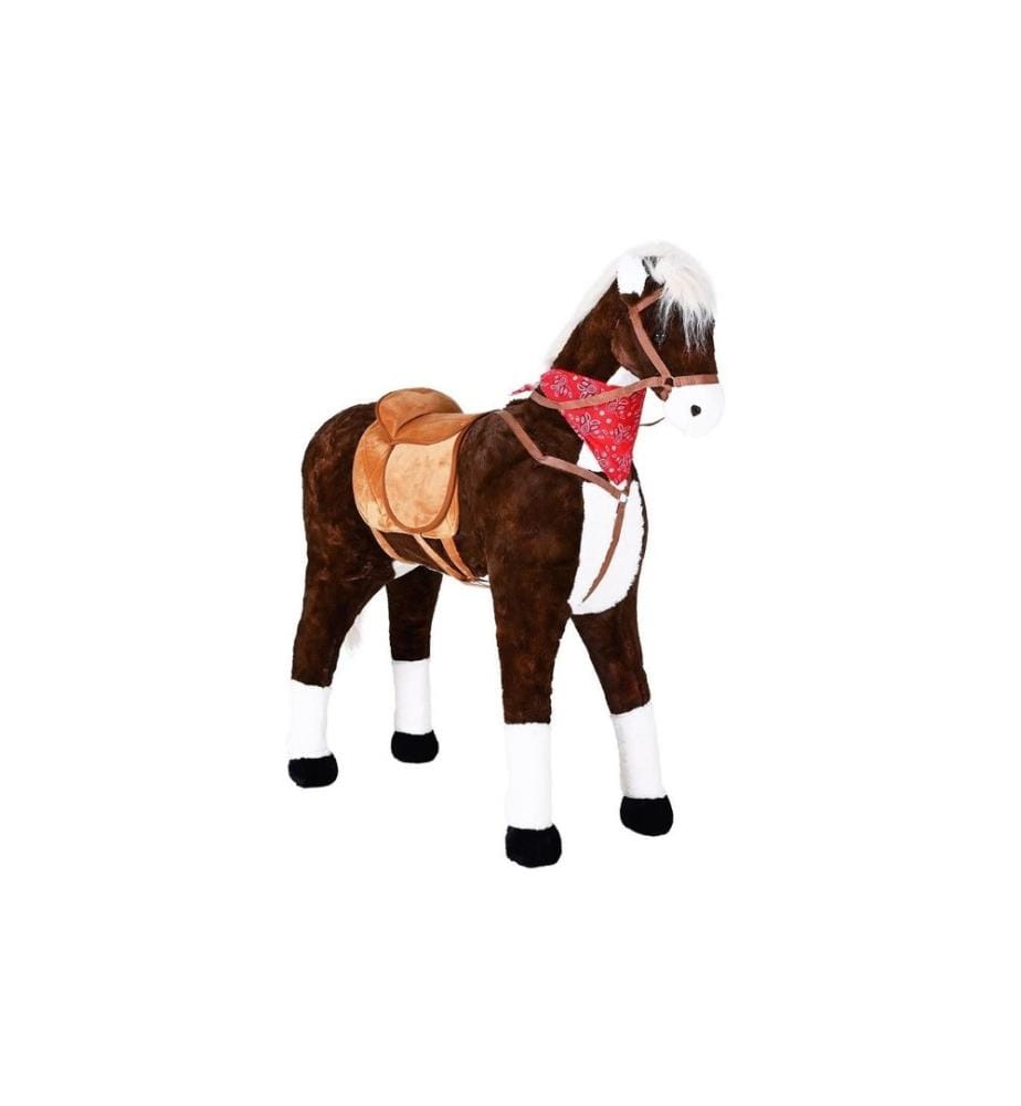 Knorrtoys Cheval debout XXL «Winnie» Brun