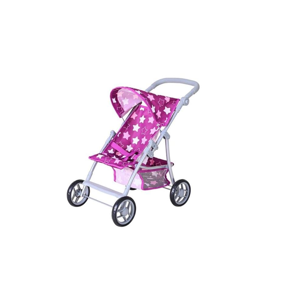 Knorrtoys Poussette pour poupée Liba Star Rose foncé