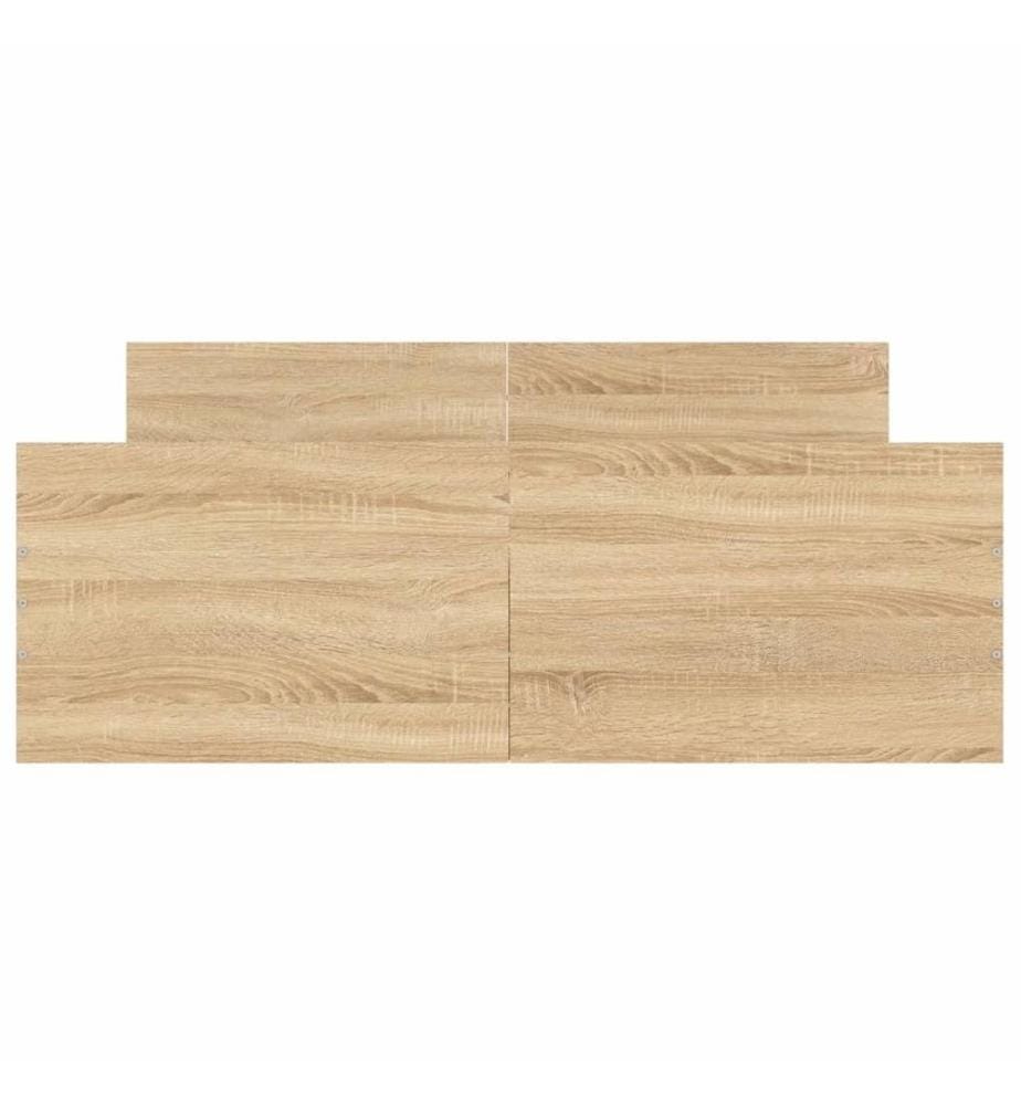 Bettgestell mit Kopf- und Fussteil Sonoma-Eiche 120x190 cm