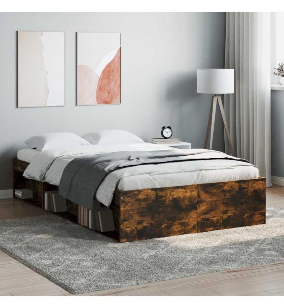 Bettgestell Räuchereiche 120x190 cm