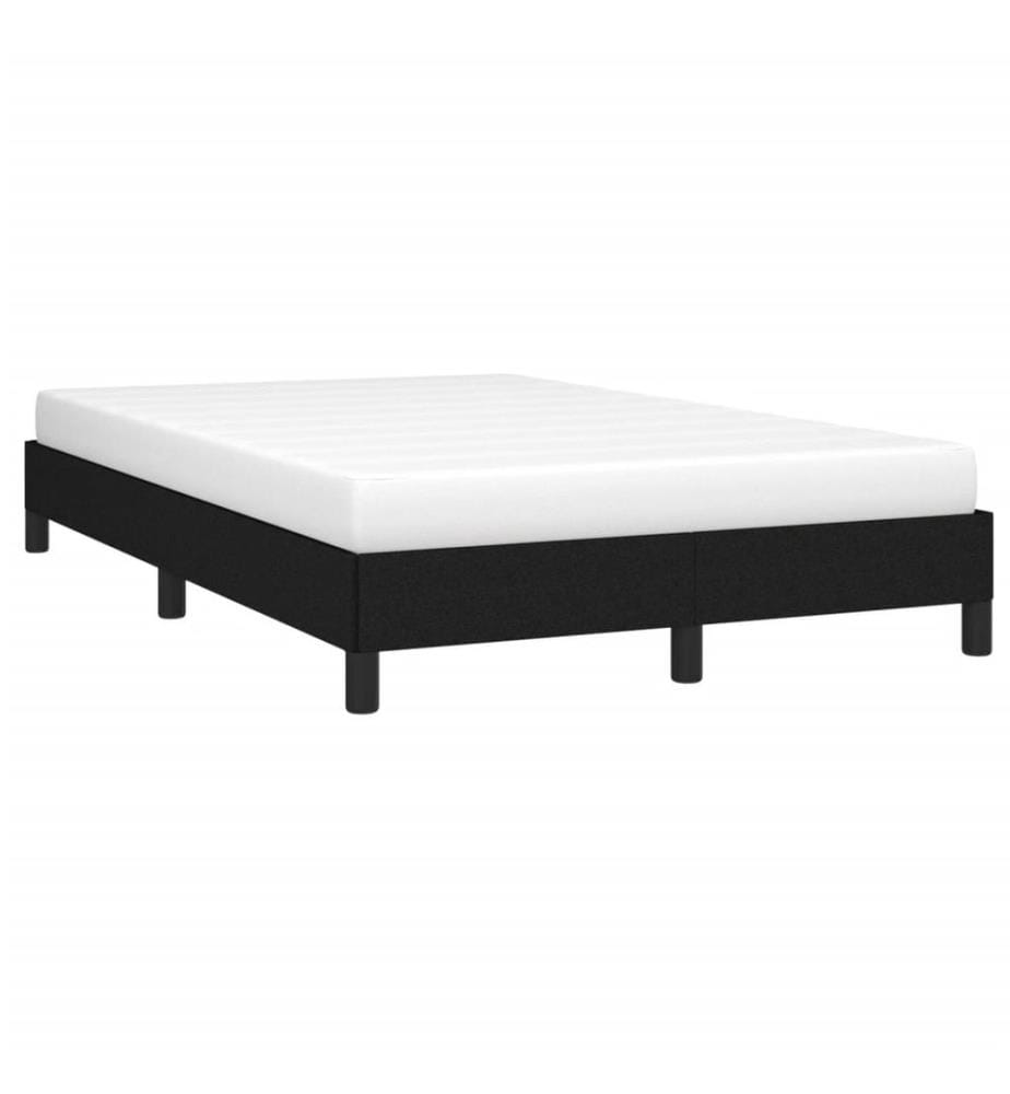 Bettgestell Schwarz 120x190 cm Stoff