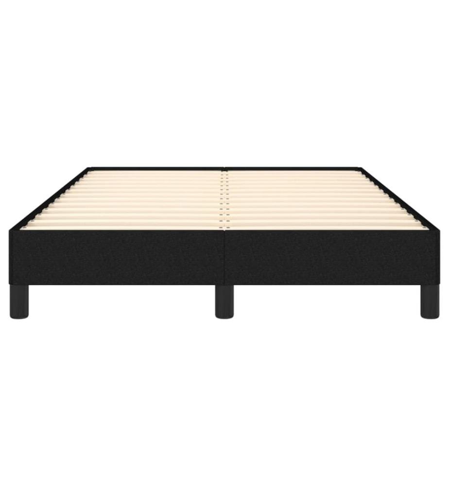 Bettgestell Schwarz 120x190 cm Stoff