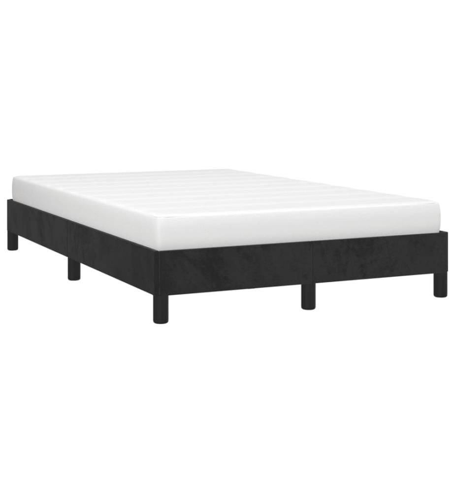 Bettgestell Schwarz 120x190 cm Samt