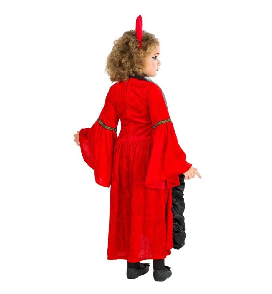 Costume da bambina - ragazza - Diavoletta barocca