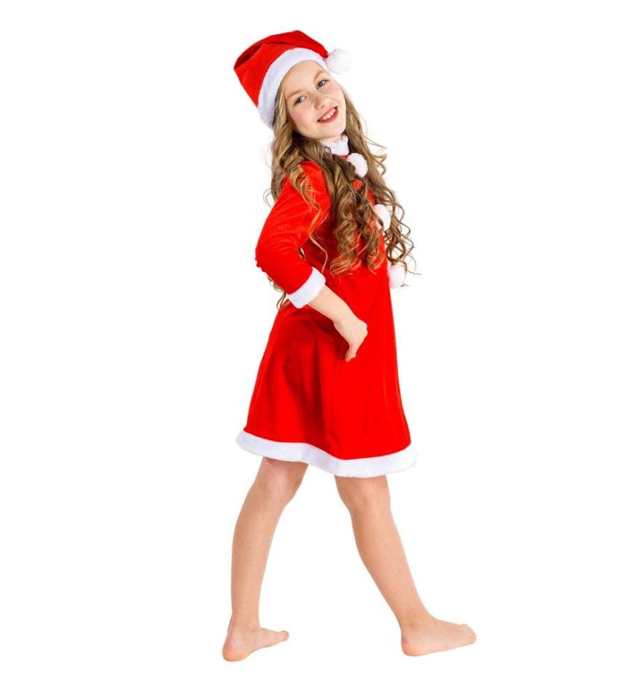 Mädchenkostüm Weihnachtswichtel