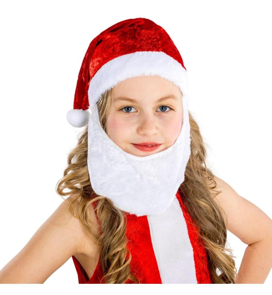 Mädchenkostüm süsser Weihnachtsfeger