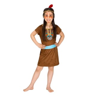 Mädchenkostüm Indianergirl kleine Füchsin