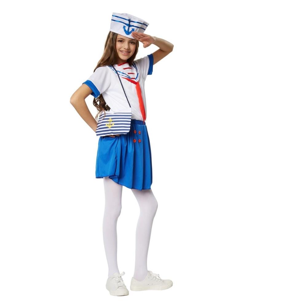 Mädchenkostüm Marine Girl