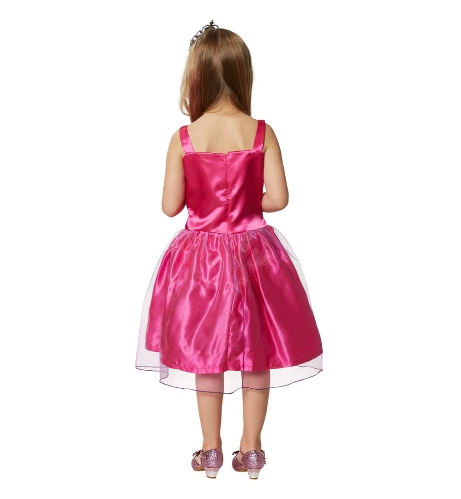 Mädchenkostüm Prinzessin pinke Rose