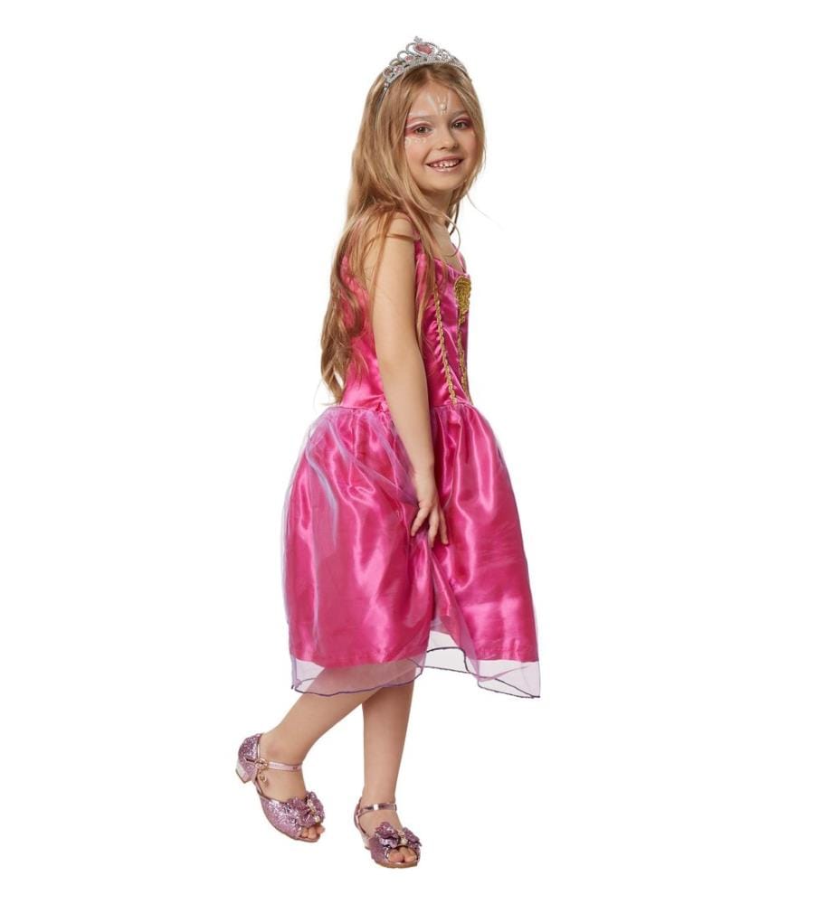 Mädchenkostüm Prinzessin pinke Rose