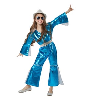 Mädchenkostüm Glitzerndes Disco Starlet