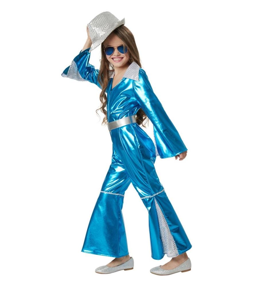 Mädchenkostüm Glitzerndes Disco Starlet