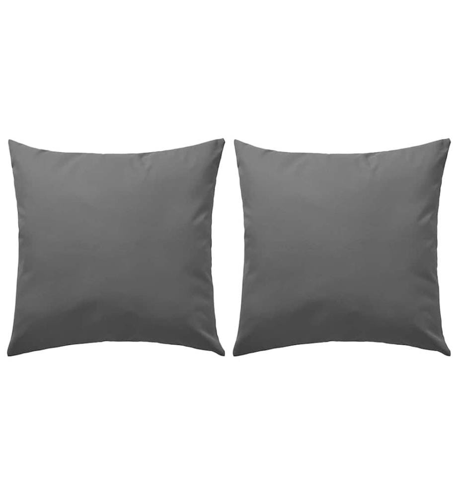 Gartenkissen 2 Stk. 45 x 45 cm Grau