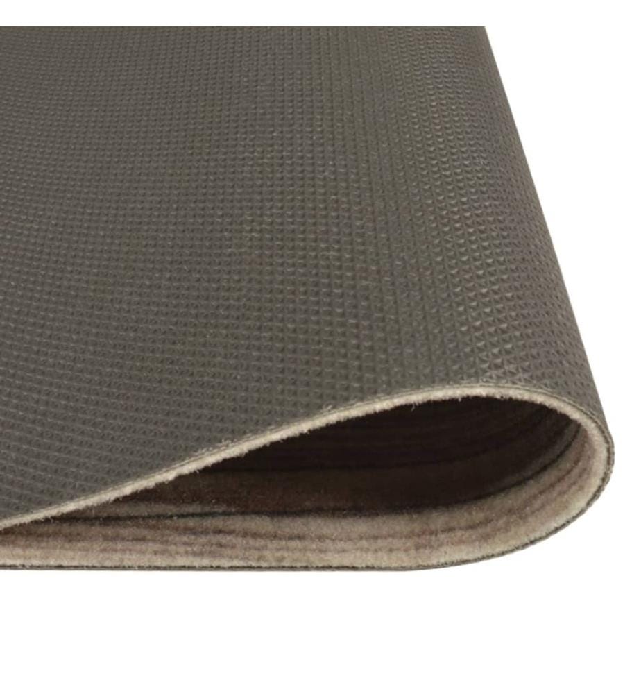 Küchenteppich Waschbar Cooking Grau 60x180 cm Samt