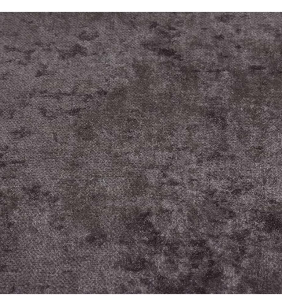 Tapis lavable gris Ø 200 cm antidérapant