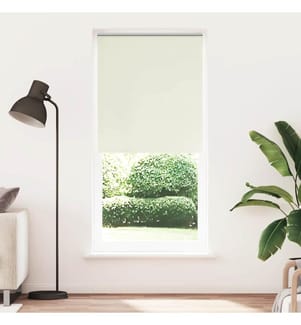 Verdunkelungsrollo 104,4 x 230 cm, Stoffbreite 100 cm, Gebrochen Weiss