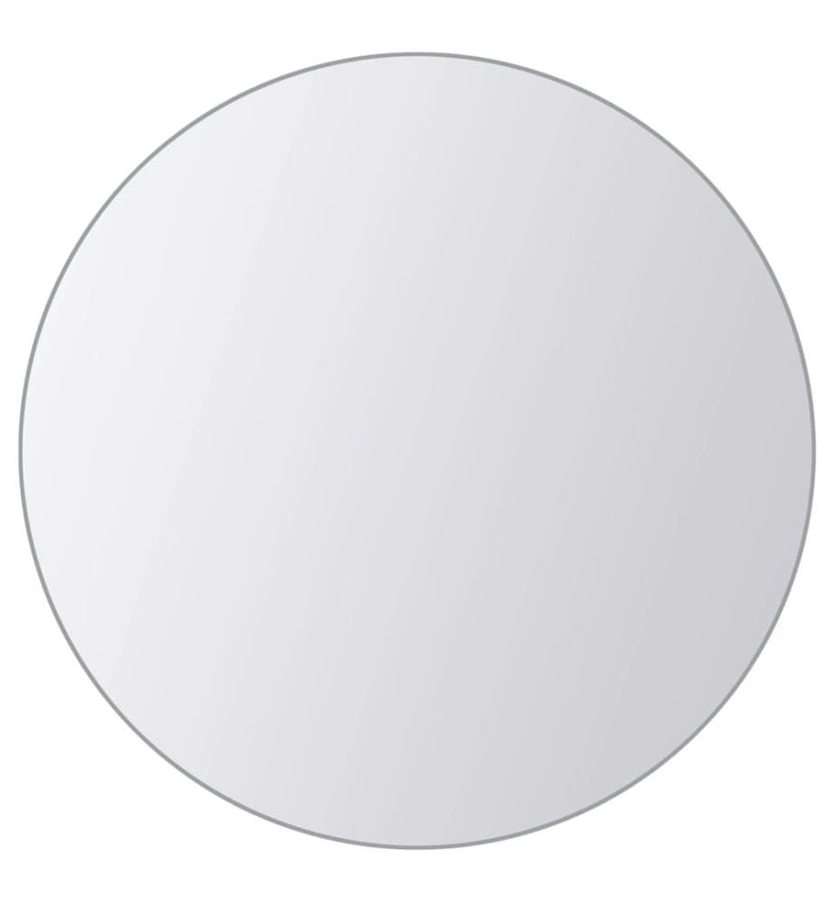 16-tlg. Spiegelfliesen-Set Rund Glas
