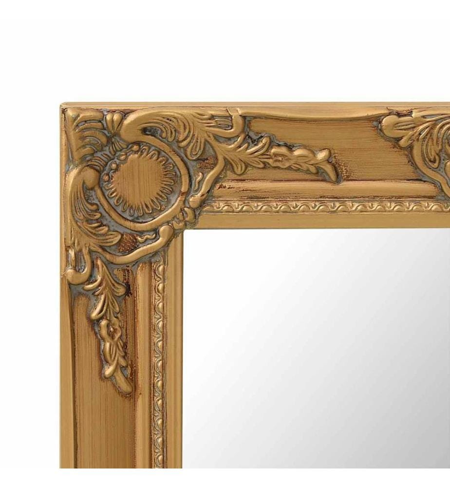 Wandspiegel im Barock-Stil 50x40 cm Golden