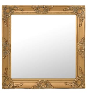 Wandspiegel im Barock-Stil 60x60 cm Golden