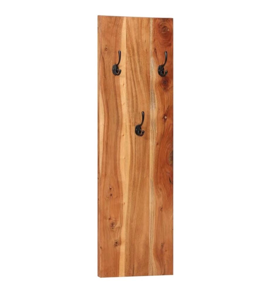 Wandgarderoben 2 Stk. 36x3x110 cm Massivholz Akazie