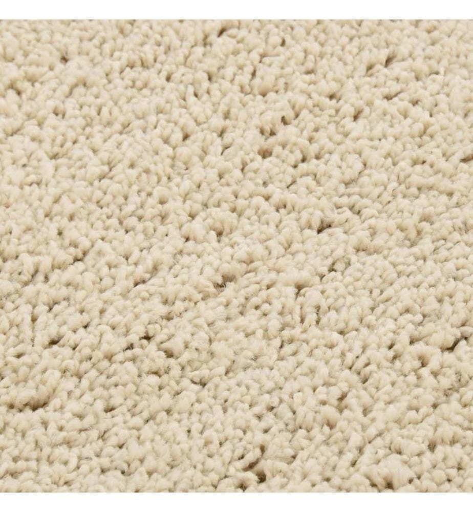 Tapis shaggy antidérapant Crème 200x290 cm