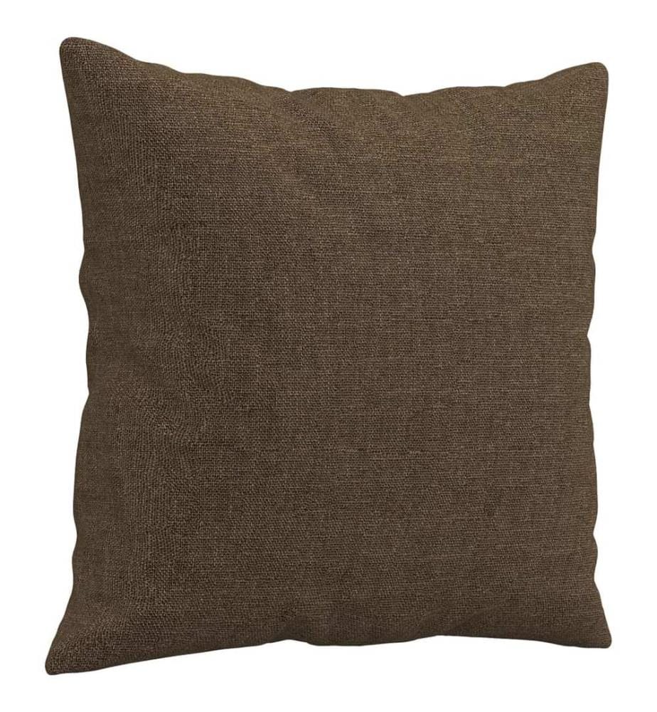 Zierkissen 2 Stk. Braun 40x40 cm Stoff