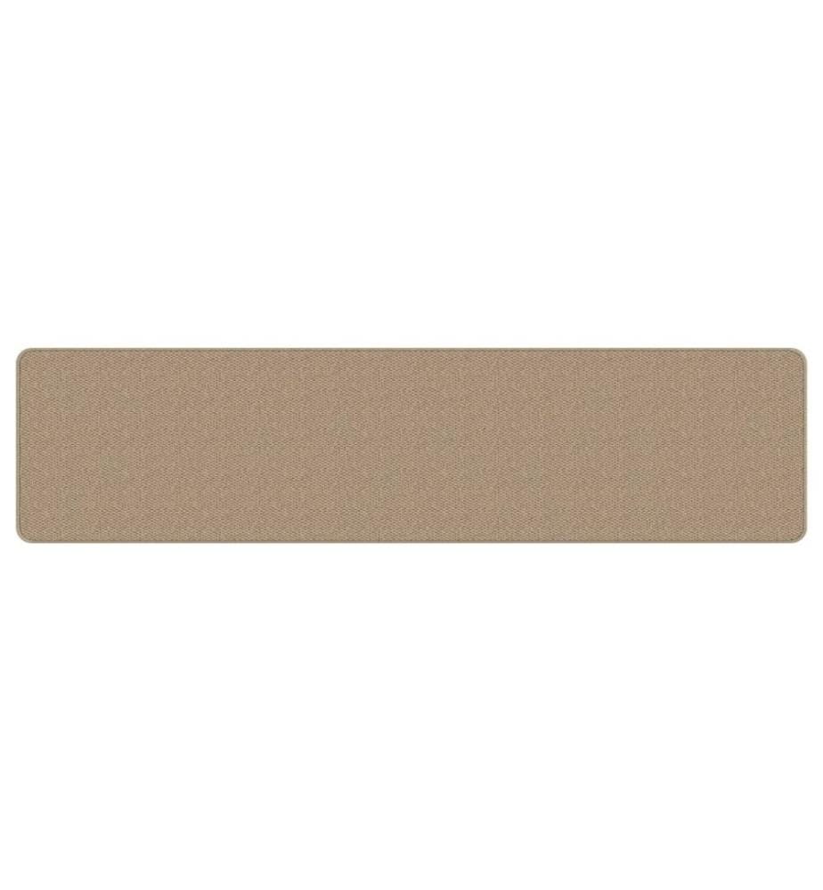 Tapis de couloir aspect sisal sable 50x200 cm
