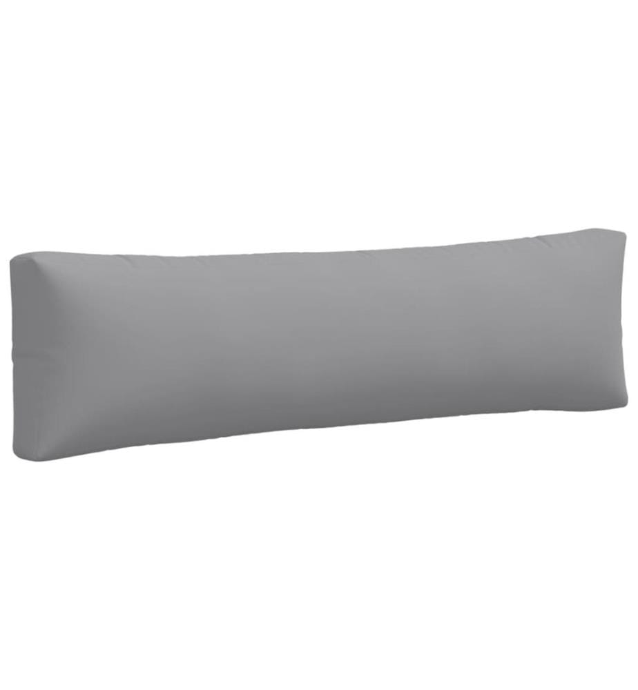 Coussins de palette lot de 2 gris tissu