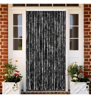 Fliegenvorhang Anthrazit 100x230 cm Chenille