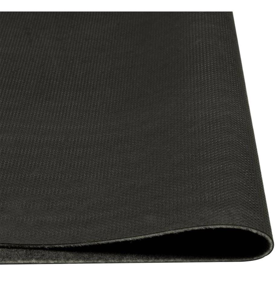Küchenteppich Waschbar Wein Grau 60x180 cm Samt