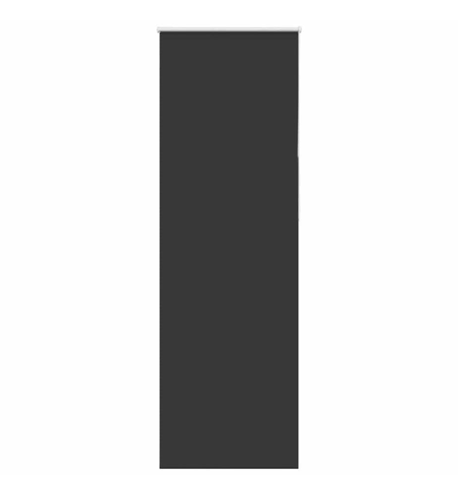 Verdunkelungsrollo Schwarz 70x210 cm Stoffbreite 65,7 cm