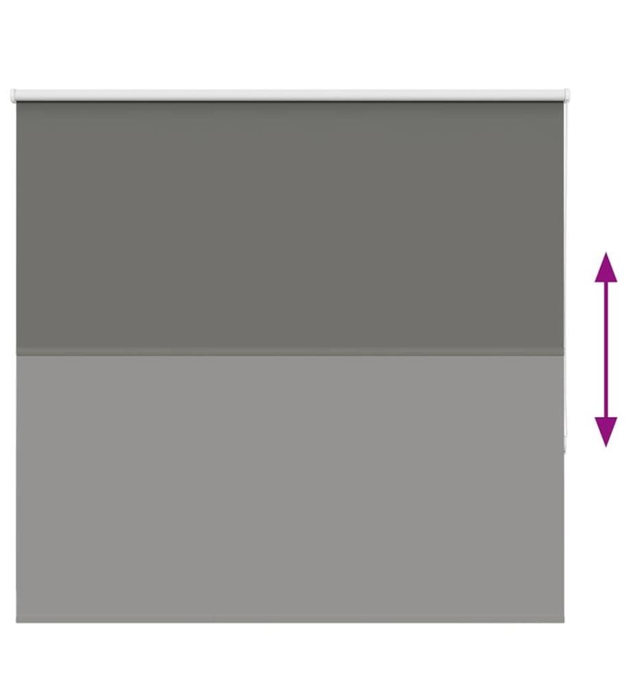 Verdunkelungsrollo Grau 150x175cm Stoffbreite 146,6cm Polyester