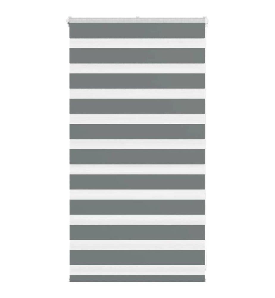 Doppelrollo Dunkelgrau 70x100 cm Stoffbreite 65,9 cm Polyester