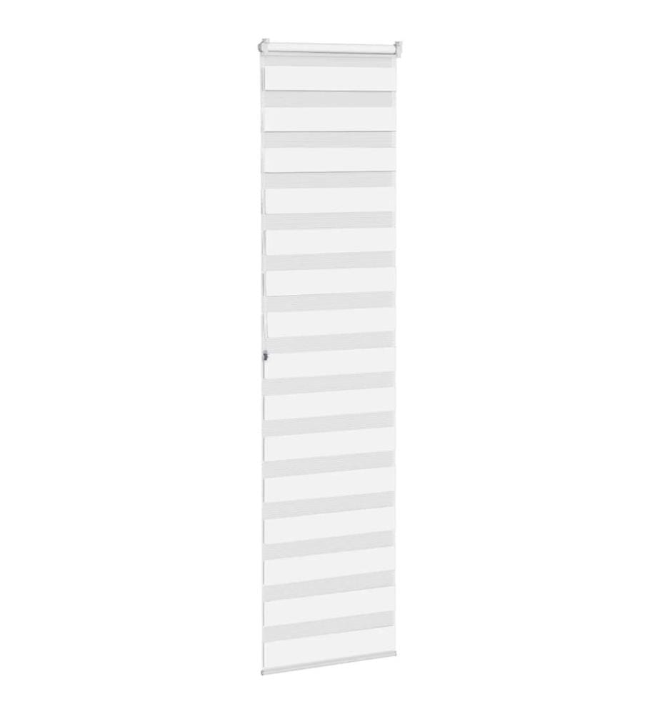 Doppelrollo Weiss 65x200 cm Stoffbreite 60,9 cm Polyester