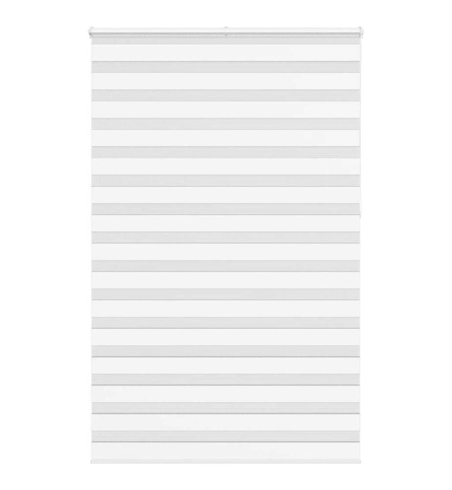 Doppelrollo Weiss 145x230 cm Stoffbreite 140,9 cm Polyester