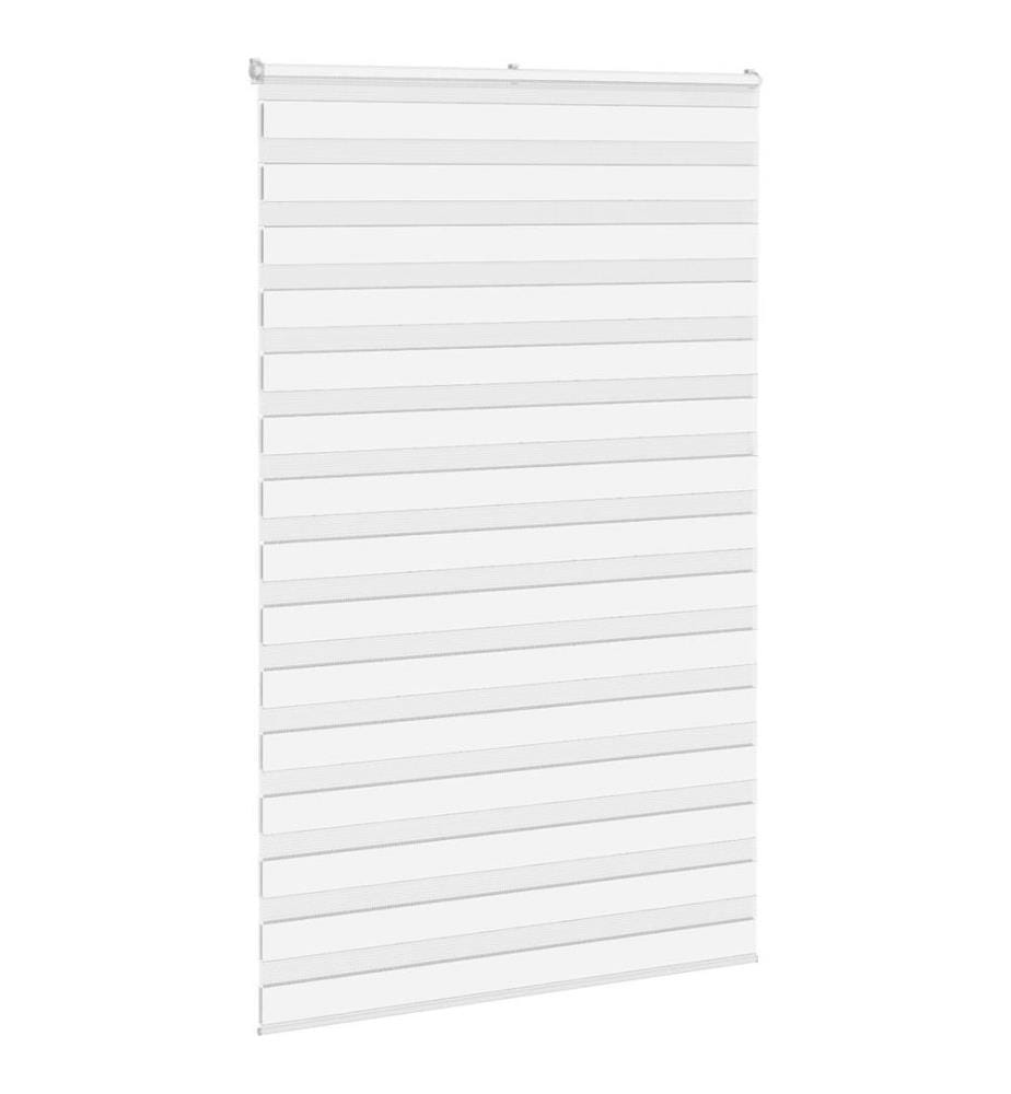 Doppelrollo Weiss 145x230 cm Stoffbreite 140,9 cm Polyester