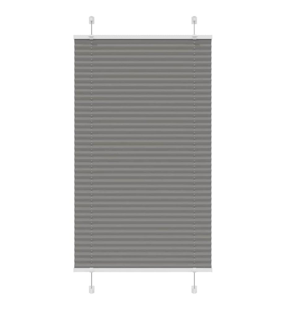 Plissee Anthrazit 70x150 cm Stoffbreite 69,4 cm Polyester