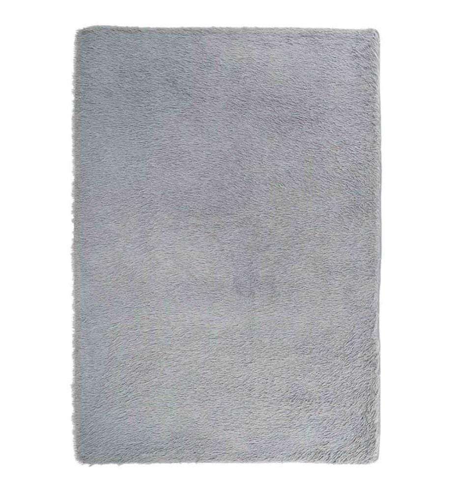 Tapis shaggy à poils longs NAVARRA gris clair 240x340 cm