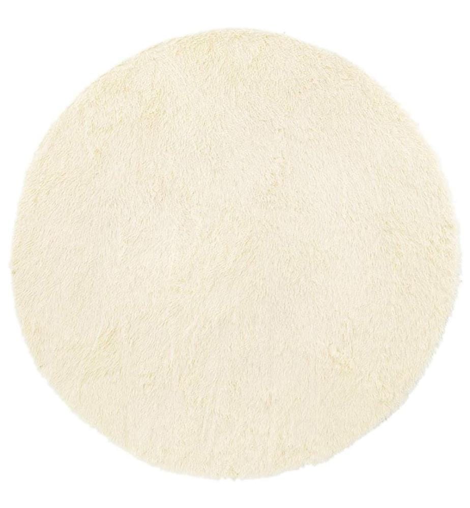 Teppich Shaggy Hochflor NAVARRA Creme 200x200 cm Polyester