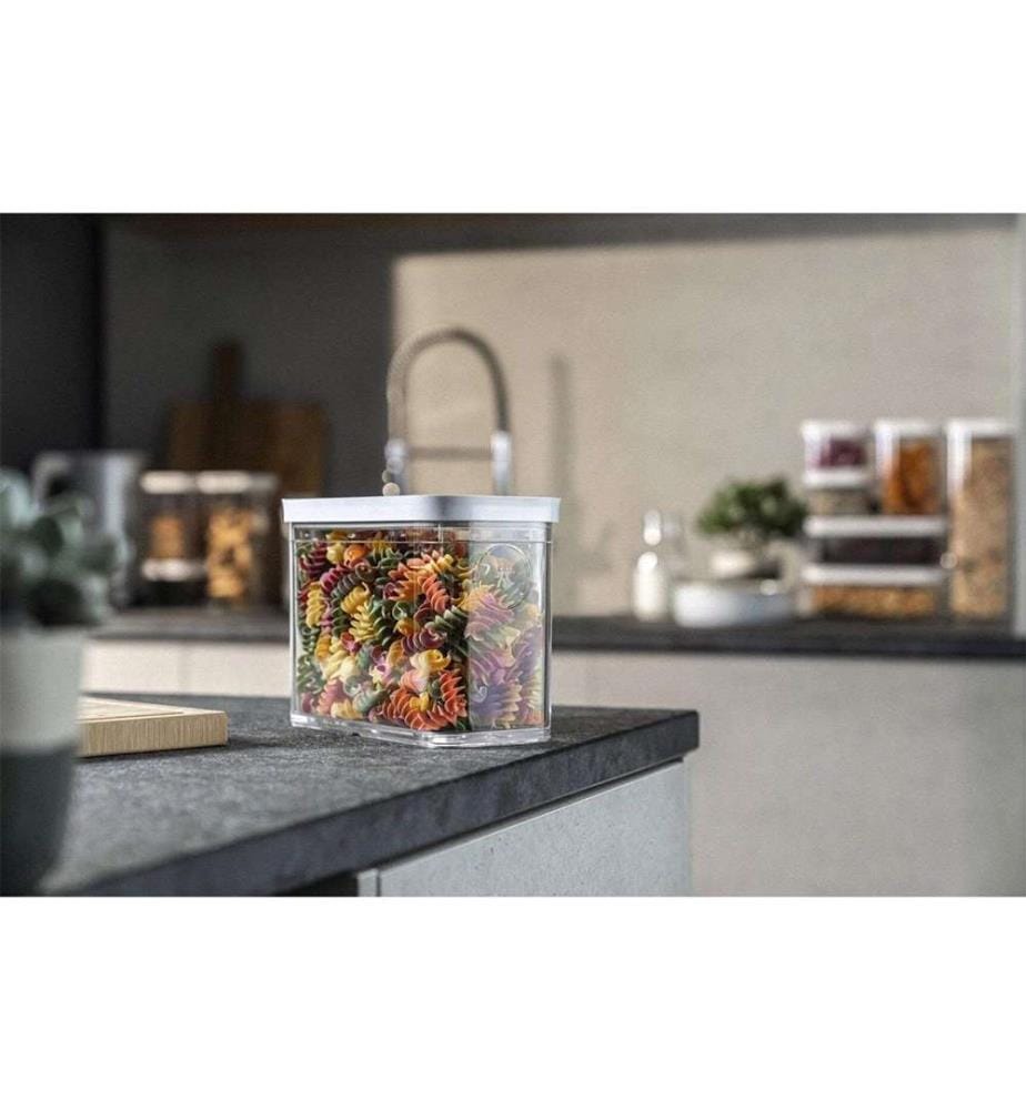 Cube Box - 2M - 15.2 x 21.4 x 10.7 cm, 1.8 l, clear-white