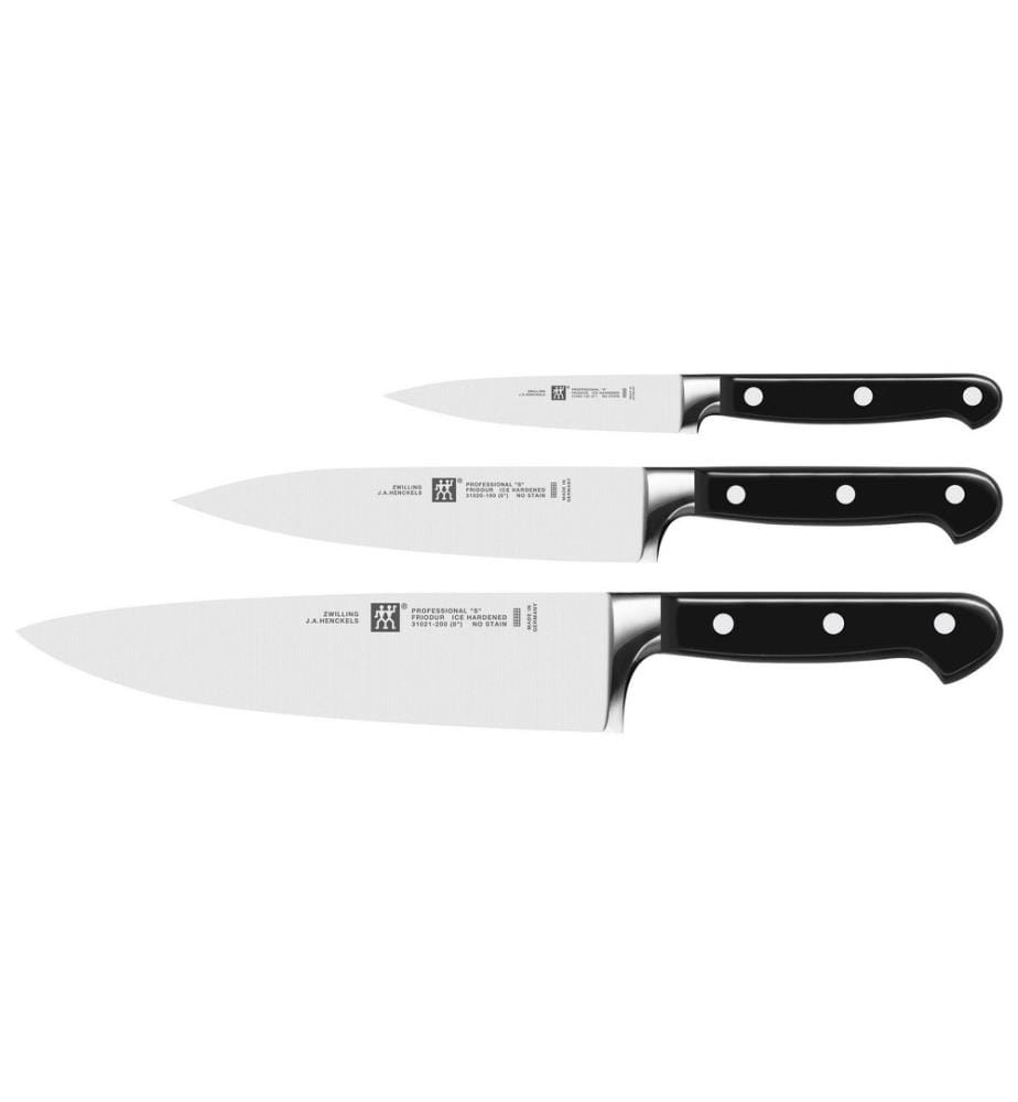 Professional "S" Messerset 3-tlg. (Spick/Fleisch/Kochmesser