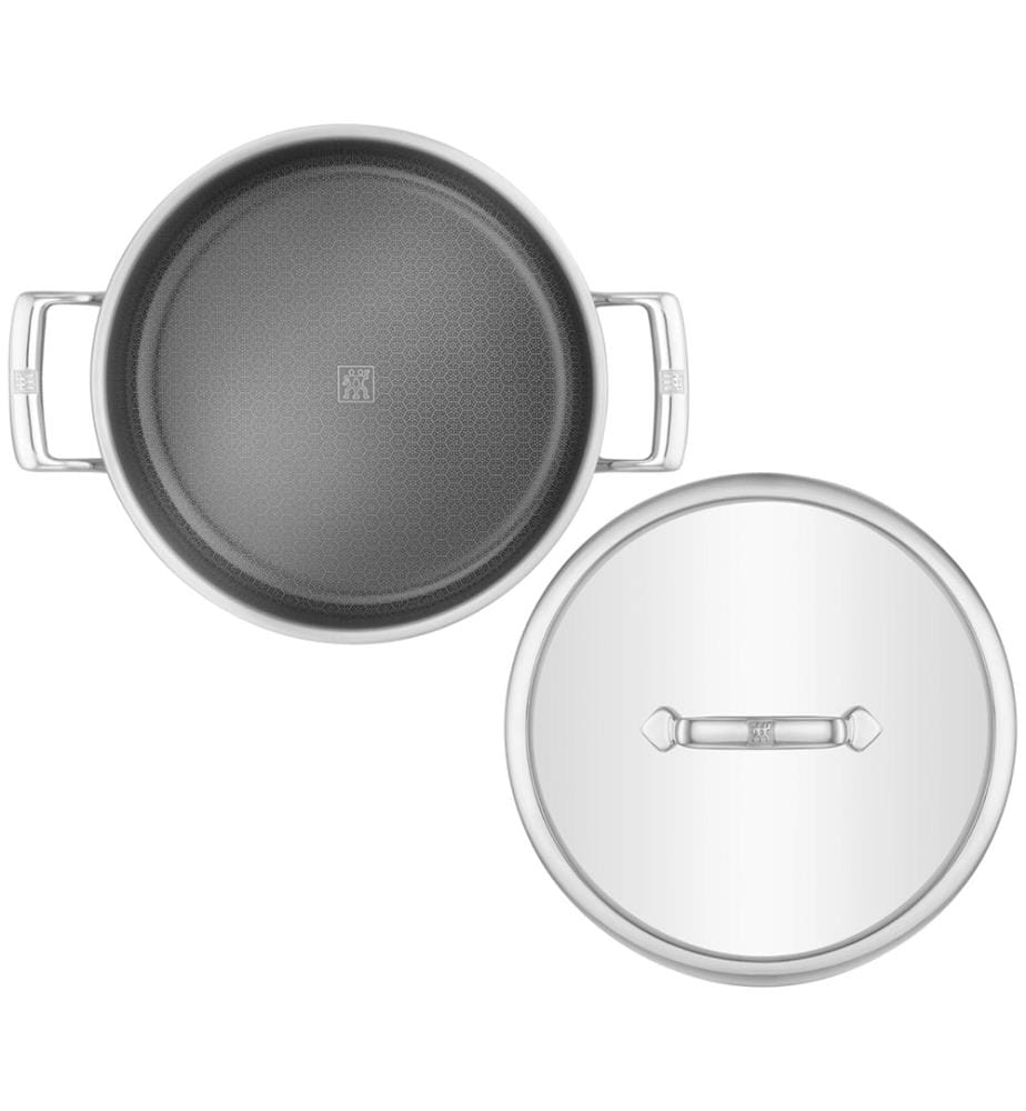 Peak Servierpfanne Mit Deckel 26cm - Silber