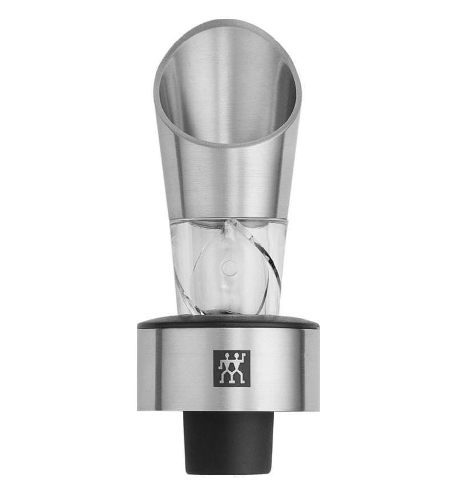 Verseur à vin 18/10 acier inoxydable - Noir et Argenté